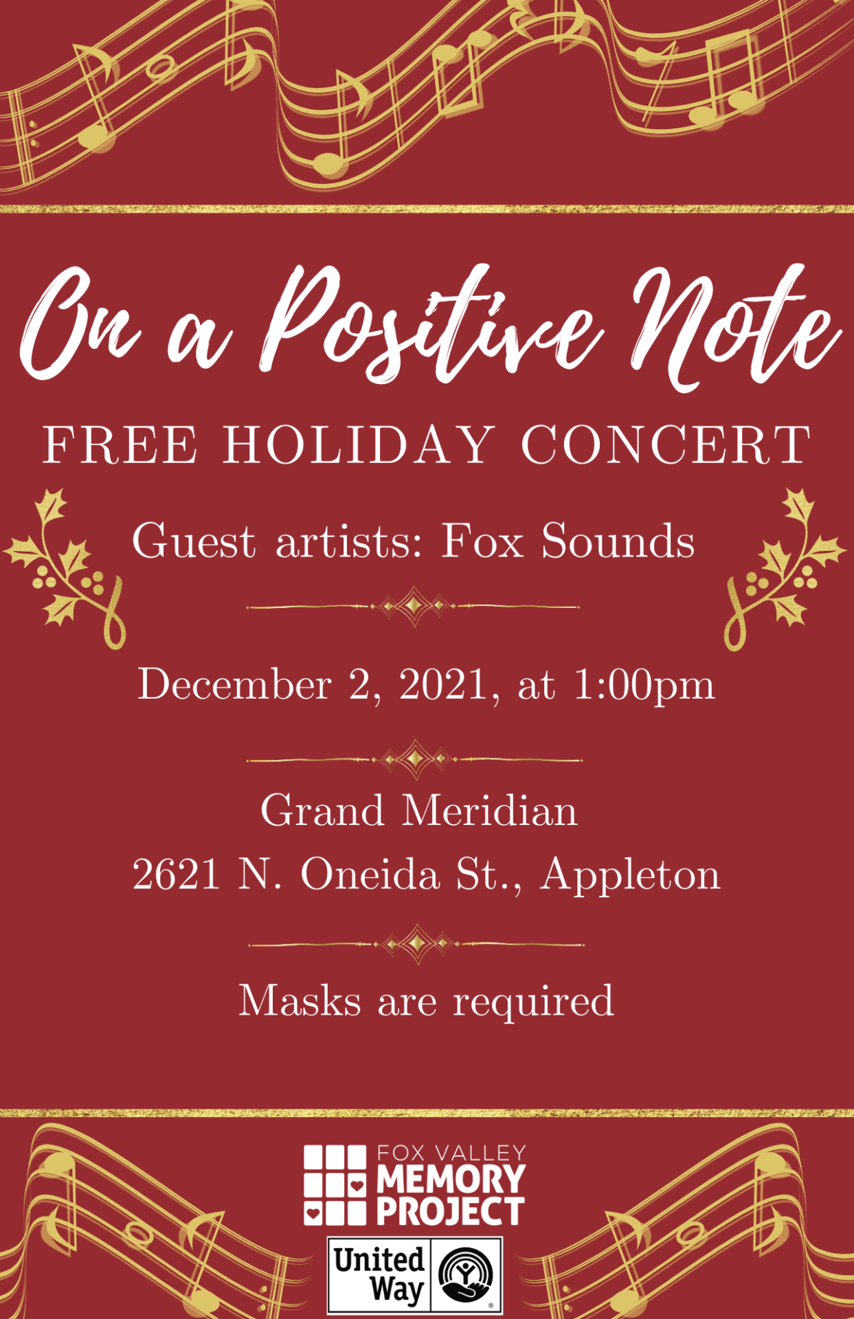 Fox Valley Memory Project OAPN Holiday Concert
